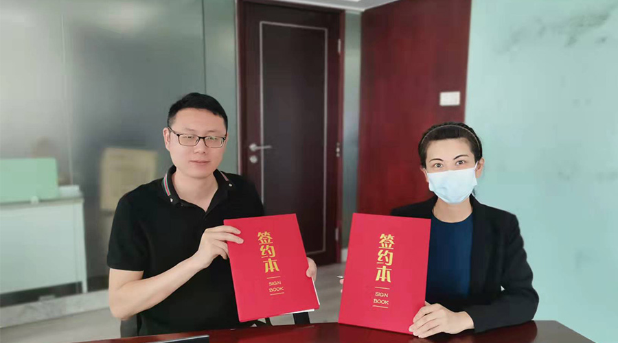 祝賀！金環(huán)電器與寧波某品牌電商客戶再次合作，簽約成功！