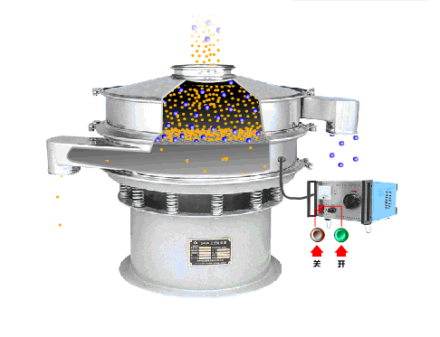  焙燒石墨粉超聲波振動篩工作原理